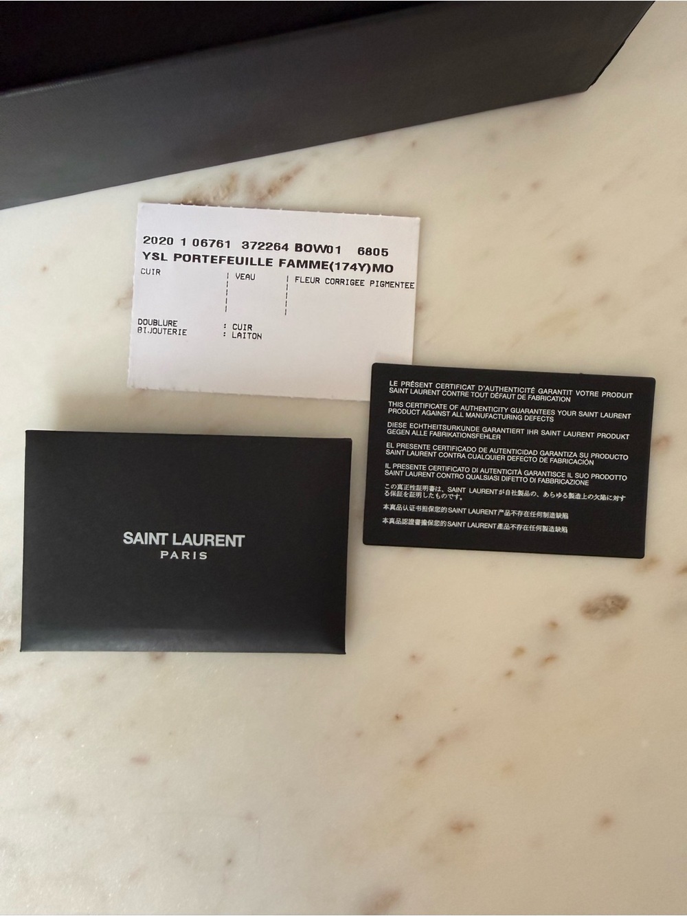 YSL Portefeuille Femme Wallet - Picture 9 of 9